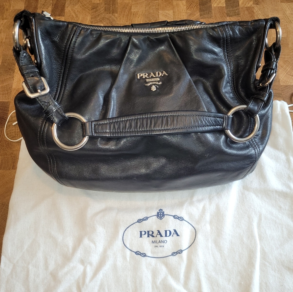 Prada Calf Skin Shoulder Bag